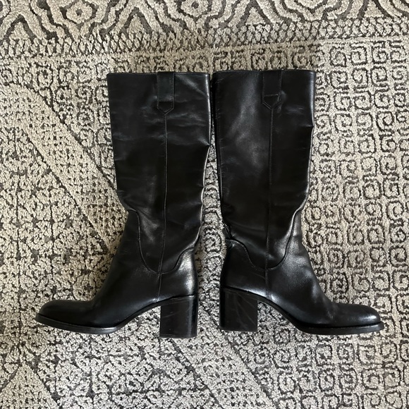 Zara Block Heel Boots - Picture 4 of 12